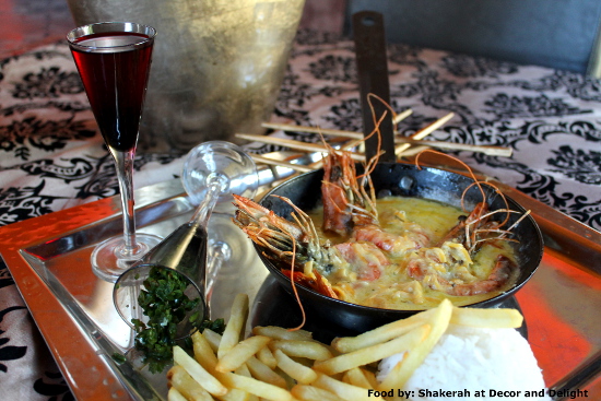 Prawn in Cheese sause